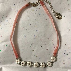 Betsey Johnson Daisy Choker Necklace